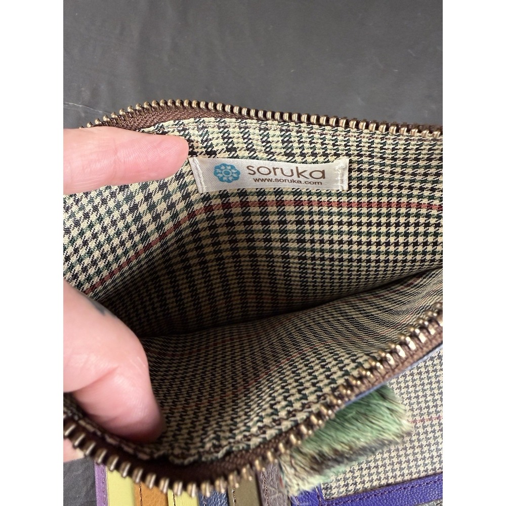 Soruka rare coveted one of a kind wallet and crossbody clutch. Missing strap. - Picture 12 of 16
